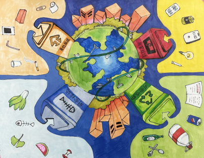 Colorful fantasy world