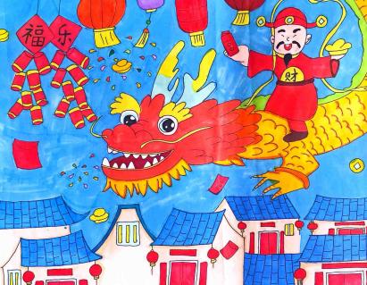 Colorful fantasy world